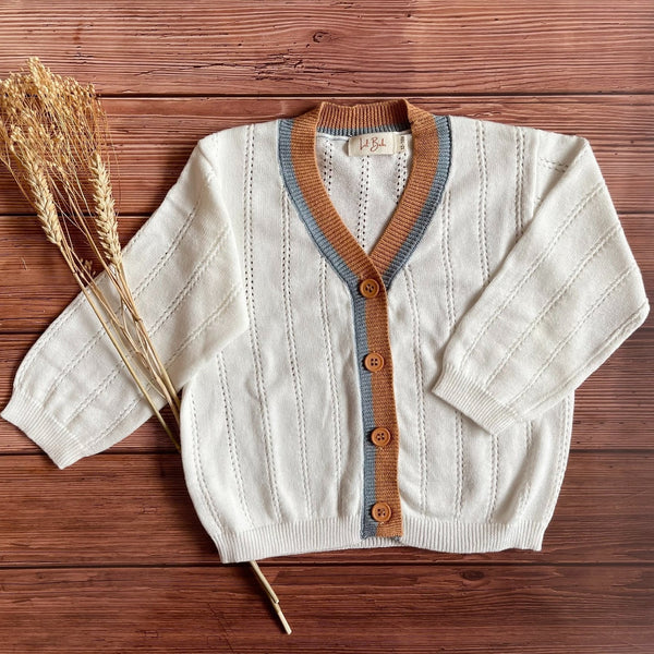 Maglione Neonato 0-5 Anni - Pullover Collo Rotondo Tinta Unita - Foto 1